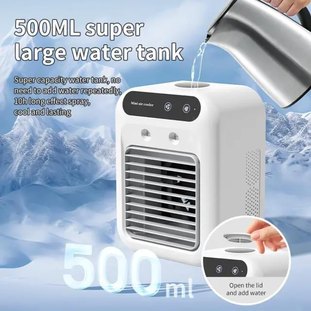Main image of Portable Fan Original - New & Improved 2026 Version with Water Tank (16 * 11 * 21cm-1PCS)