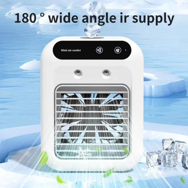 Alt view image 4 of 7 - Portable Fan Original - New & Improved 2026 Version with Water Tank (16 * 11 * 21cm-1PCS)