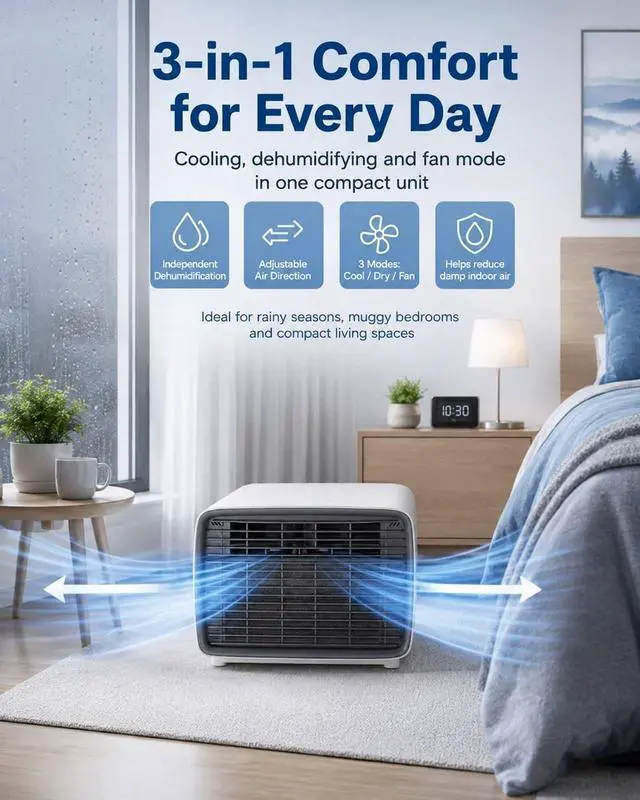 Alt view image 3 of 4 - 2700 BTU Portable Air Conditioner
