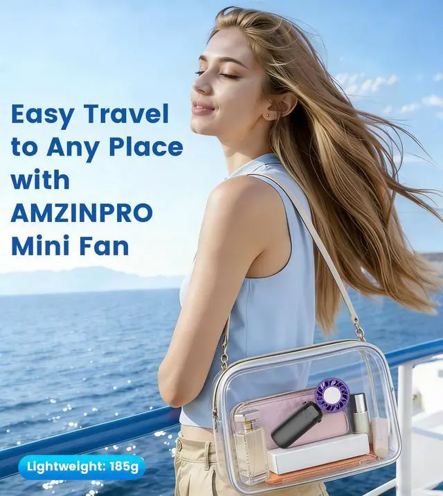 Alt view image 5 of 7 - Handheld Portable Turbo Fan with Ice Cooler