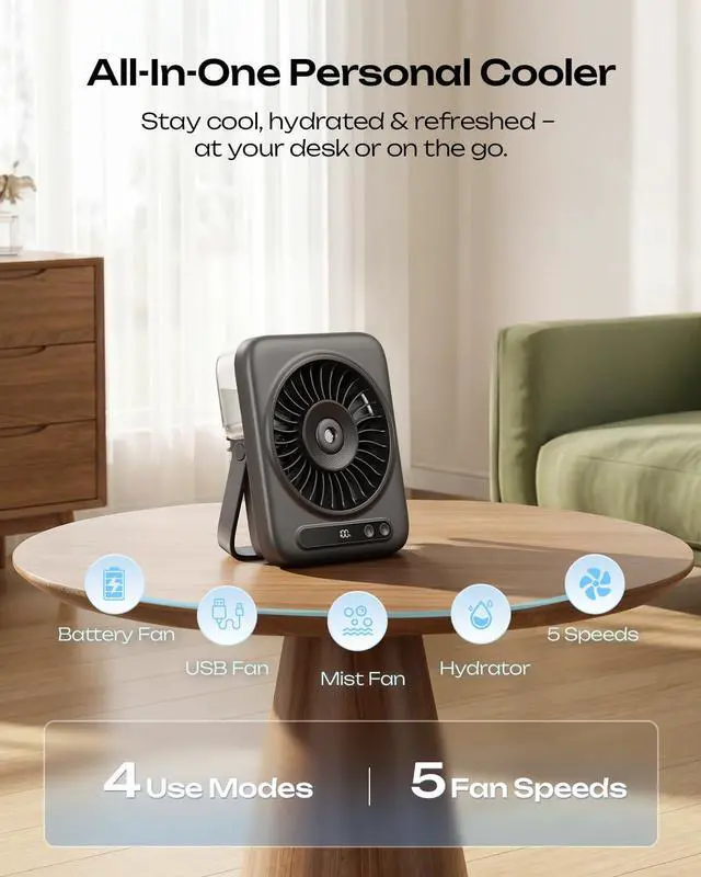 Main image of Otlonpe Portable Misting Fan Small Desk Air Conditioner