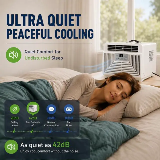 Alt view image 5 of 7 - 3400 BTU Portable Camping Air Conditioner