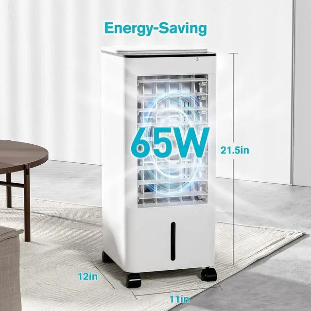 Alt view image 5 of 7 - 120° Swivel Portable Air Conditioner