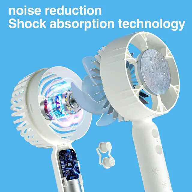 Alt view image 3 of 7 - Portable Handheld Fan with Refrigeration Mode