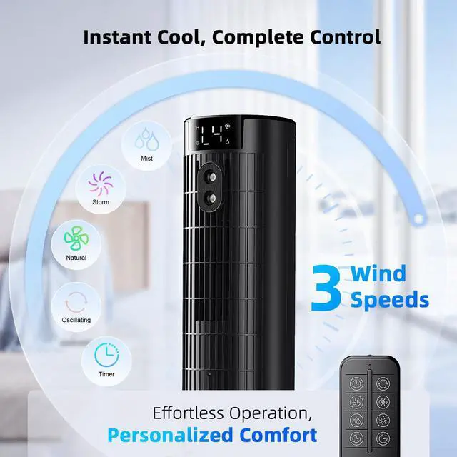 Alt view image 2 of 7 - Portable Air Conditioner 4-in-1 Air Cooler