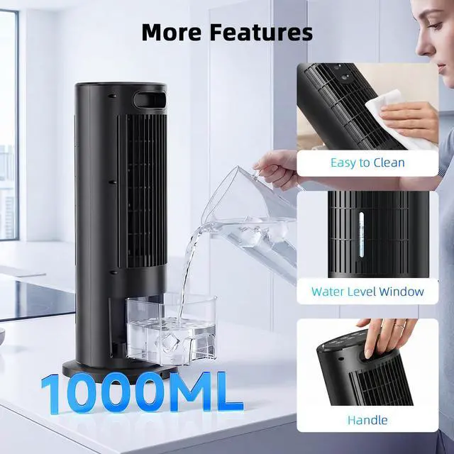 Alt view image 5 of 7 - Portable Air Conditioner 4-in-1 Air Cooler