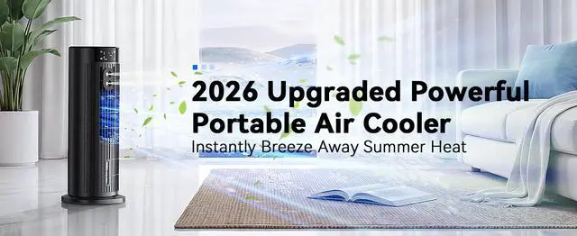 Alt view image 7 of 7 - Portable Air Conditioner 4-in-1 Air Cooler