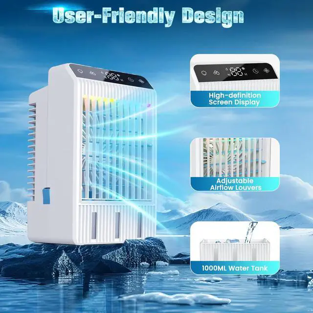 Alt view image 3 of 7 - Mobile Portable Air Conditioners with Display