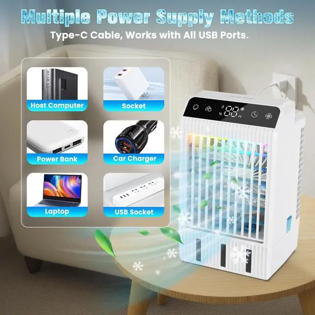 Alt view image 6 of 7 - Mobile Portable Air Conditioners with Display