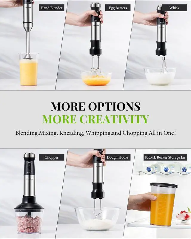 Alt view image 5 of 6 - 6 In 1 Hand Blenders For Kitchen