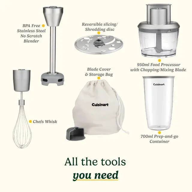 Alt view image 3 of 6 - 4-in-1 Handheld Stick Blender | 400-Watt | Blender