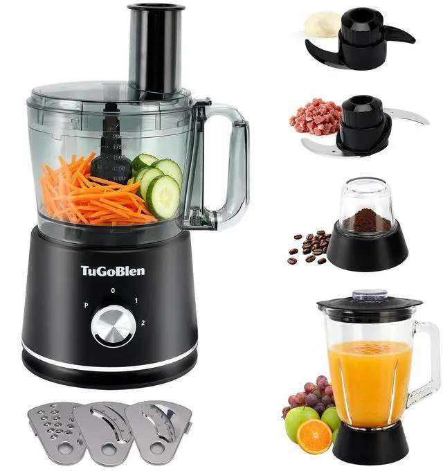 Main image of 7-in-1 Multifunctional Food Processor with 2L Processing Bowl