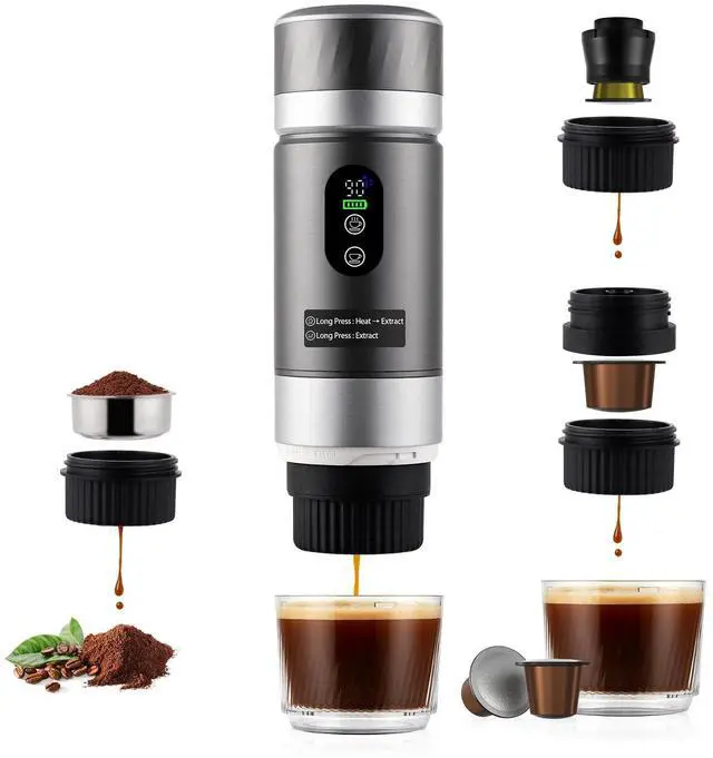 Main image of Travel Portable Coffee Maker 3 In 1 Espresso Machine