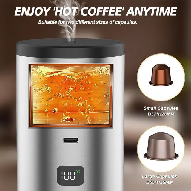 Alt view image 4 of 6 - Portable Electric Espresso Maker