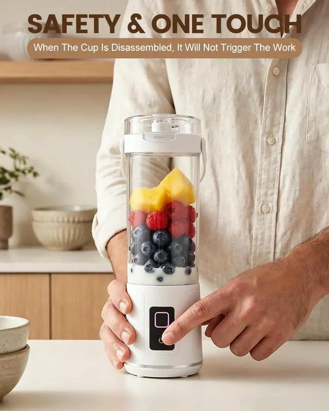 Alt view image 3 of 6 - 600ml Handheld Mixer Cup
