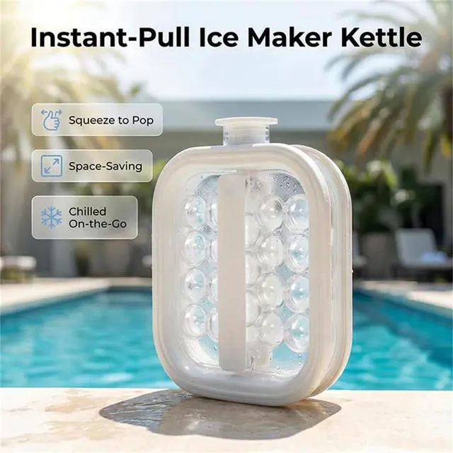 Alt view image 2 of 6 - Portable Silicone Ice Ball Maker Kettle