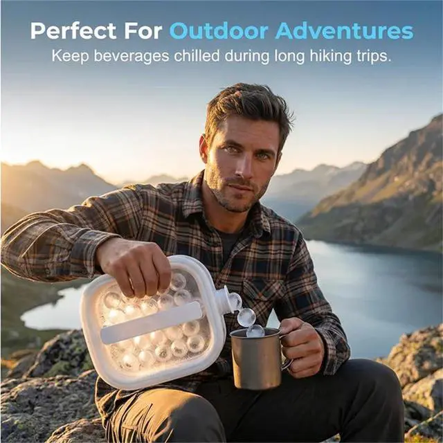 Alt view image 6 of 6 - Portable Silicone Ice Ball Maker Kettle