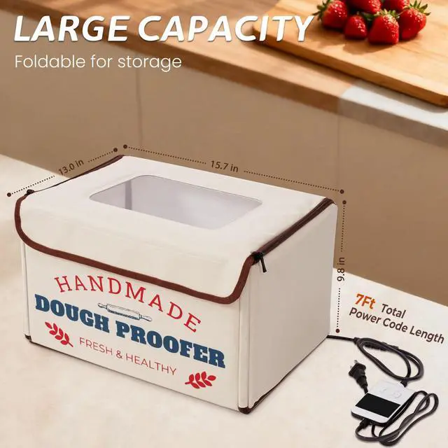 Alt view image 3 of 6 - Bread Proofing Box with Heater