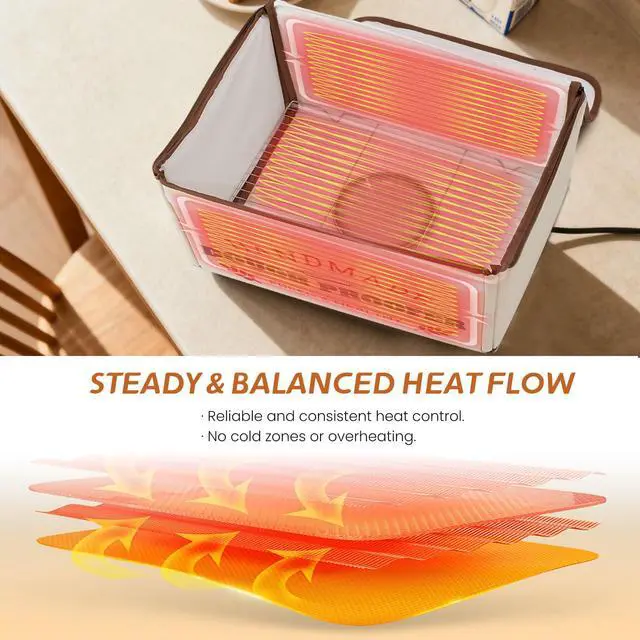 Alt view image 5 of 6 - Bread Proofing Box with Heater