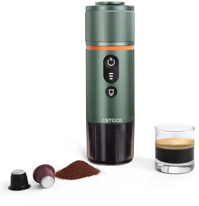 Main image of Espresso Machine Portable 12v: Travel Coffee Maker