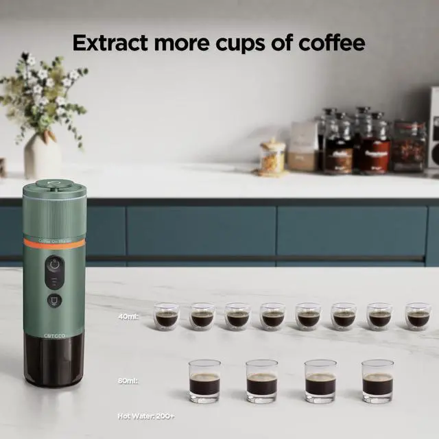 Alt view image 2 of 6 - Espresso Machine Portable 12v: Travel Coffee Maker