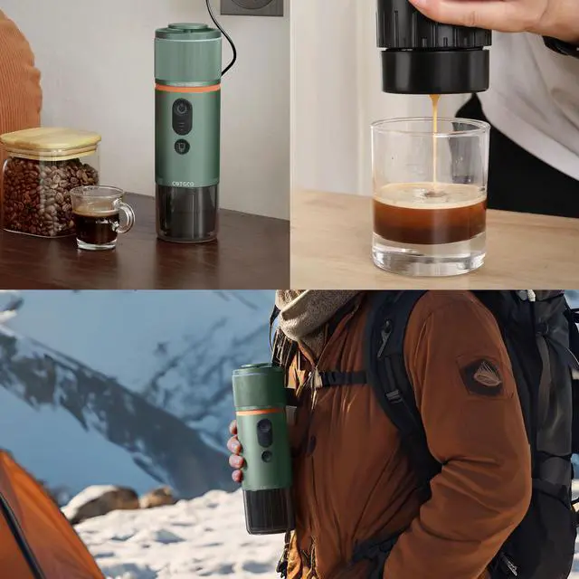 Alt view image 4 of 6 - Espresso Machine Portable 12v: Travel Coffee Maker