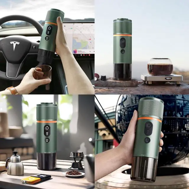 Alt view image 5 of 6 - Espresso Machine Portable 12v: Travel Coffee Maker