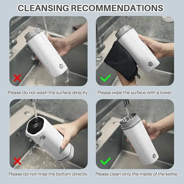 Alt view image 6 of 6 - Travel Electric Kettle 350ml Heating Capacity