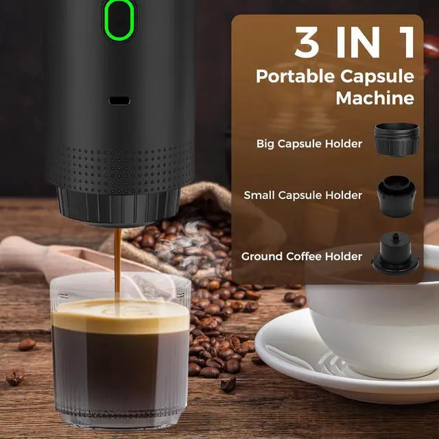Alt view image 2 of 6 - 3-in-1 Portable Coffee Machine Wireless