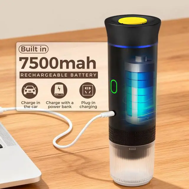 Alt view image 4 of 6 - 3-in-1 Portable Coffee Machine Wireless
