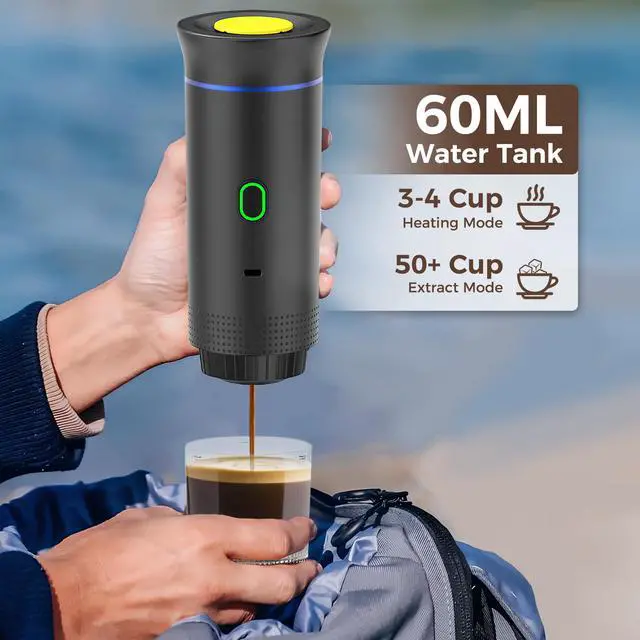 Alt view image 5 of 6 - 3-in-1 Portable Coffee Machine Wireless