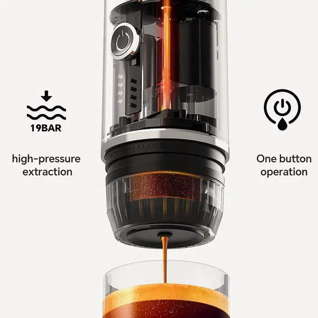 Alt view image 5 of 6 - Self Heating Portable Coffee Machine for Travel