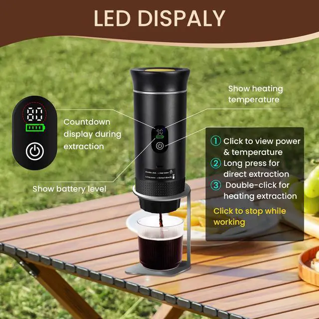 Alt view image 3 of 6 - Electric Espresso Coffee Machine