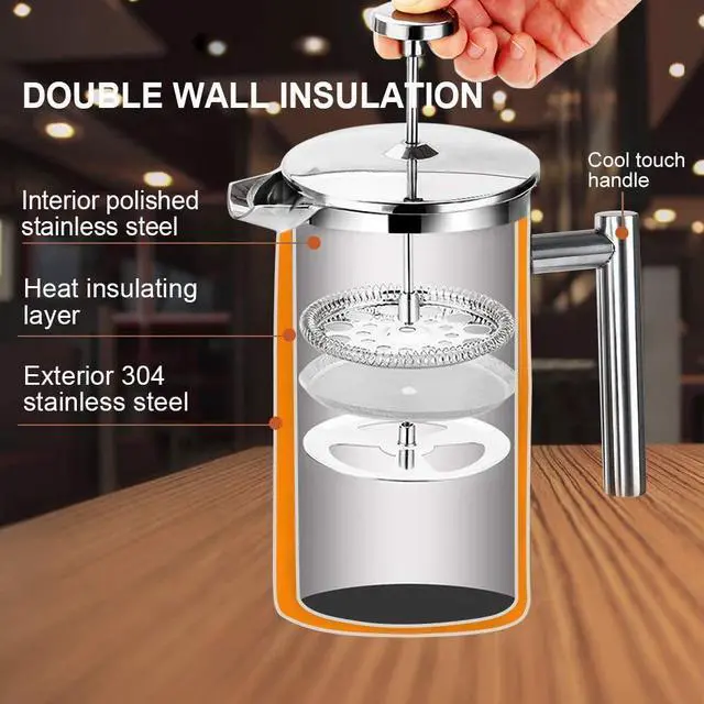 Alt view image 2 of 7 - Cafetière French Press Coffee Maker