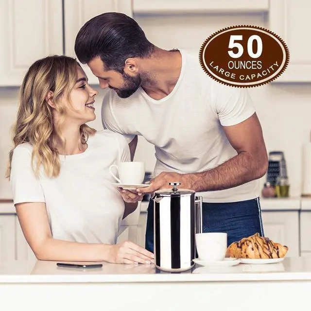 Alt view image 6 of 7 - Cafetière French Press Coffee Maker