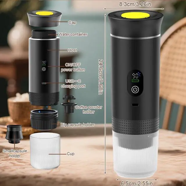 Alt view image 4 of 6 - Portable Espresso Machine