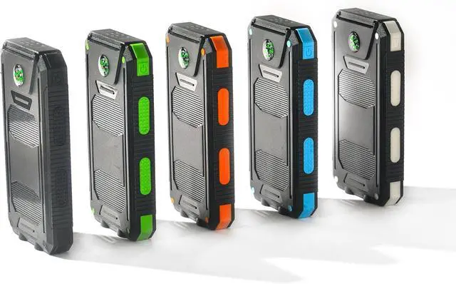 Alt view image 2 of 7 - Power-Bank-Solar-Charger - 8000mAh Portable Charger