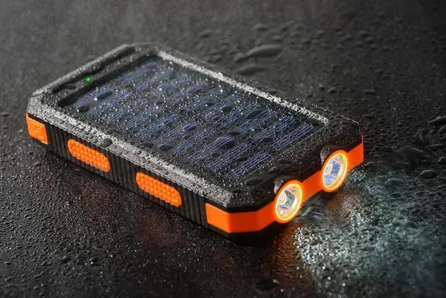 Alt view image 5 of 7 - Power-Bank-Solar-Charger - 8000mAh Portable Charger