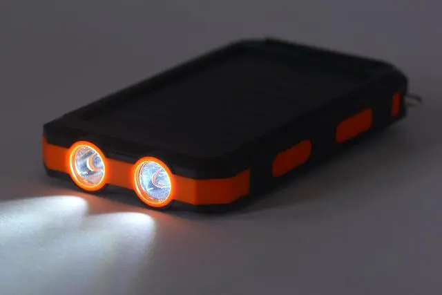 Alt view image 6 of 7 - Power-Bank-Solar-Charger - 8000mAh Portable Charger