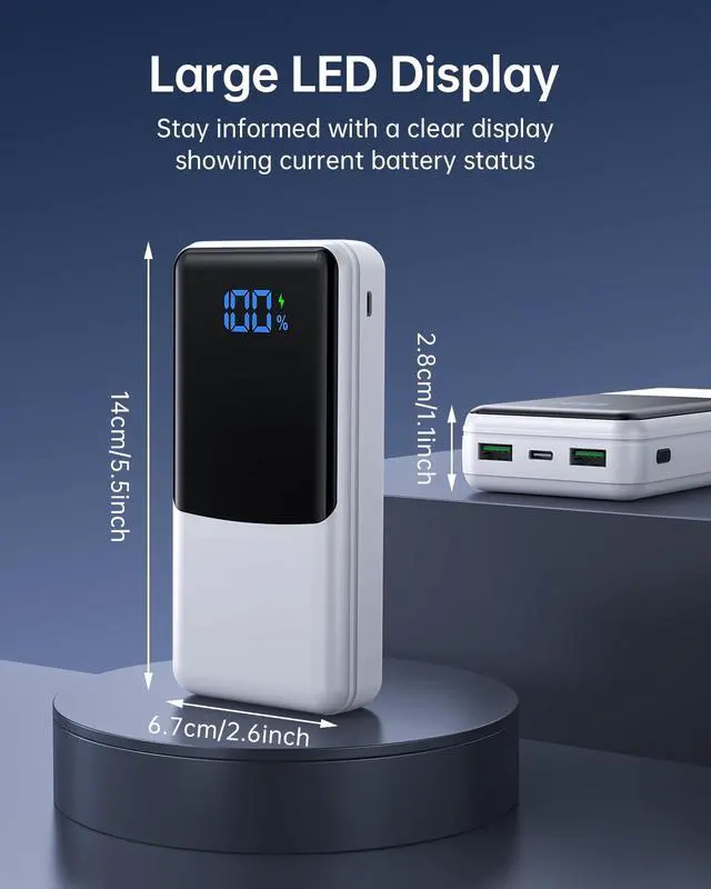 Alt view image 2 of 7 - Coblob Power Bank 27000mah