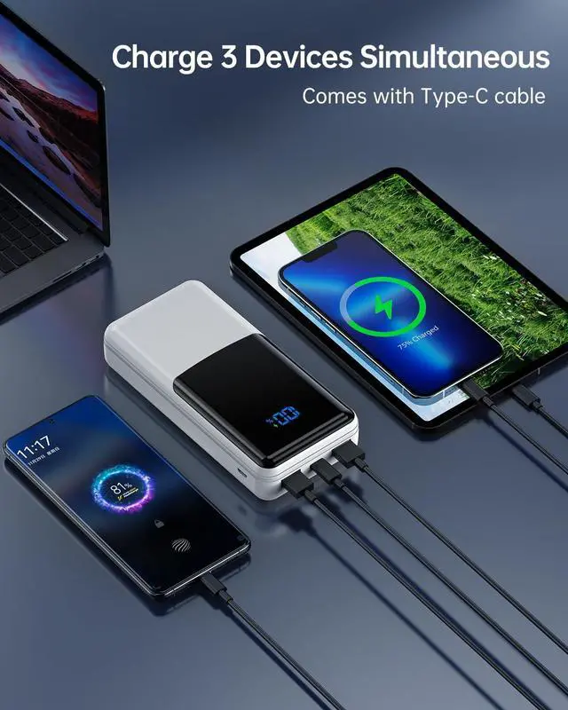 Alt view image 4 of 7 - Coblob Power Bank 27000mah