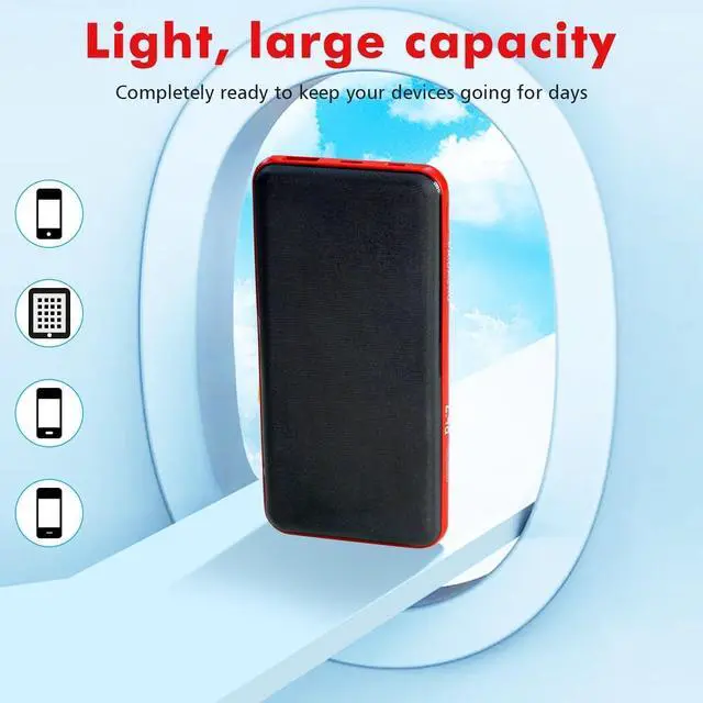 Alt view image 3 of 6 - 2-Pack Power Bank Portable Charger 10600mAh