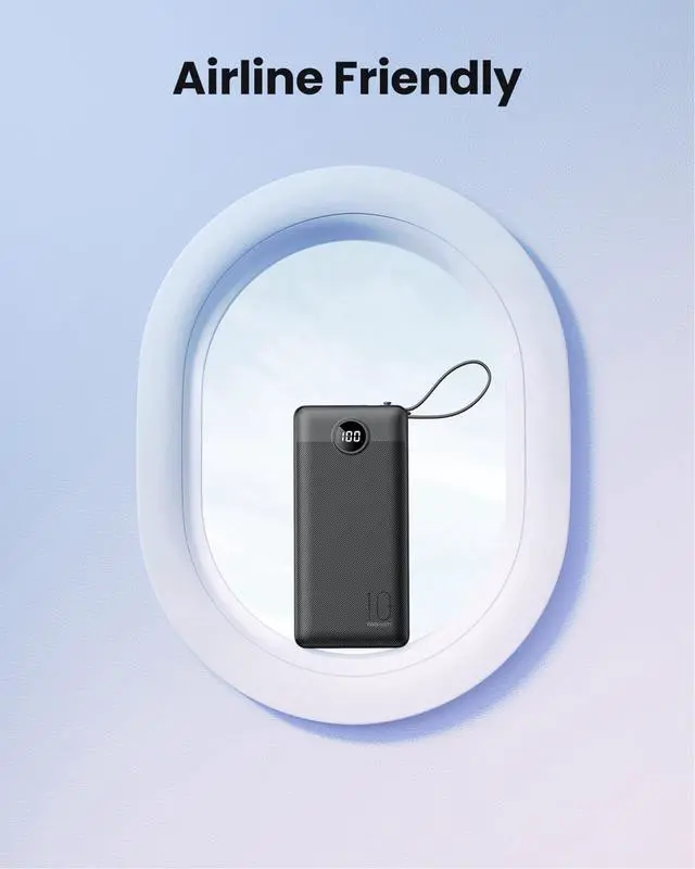 Alt view image 6 of 7 - Power Bank Slim 10000mAh Portable Chagrer