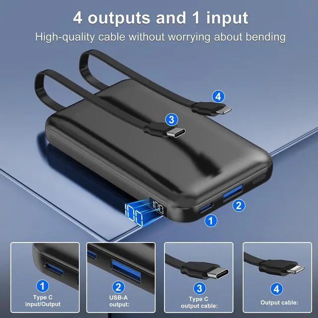 Alt view image 3 of 7 - 10000mAh Power Bank