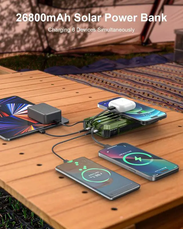 Alt view image 2 of 7 - Solar Power Bank