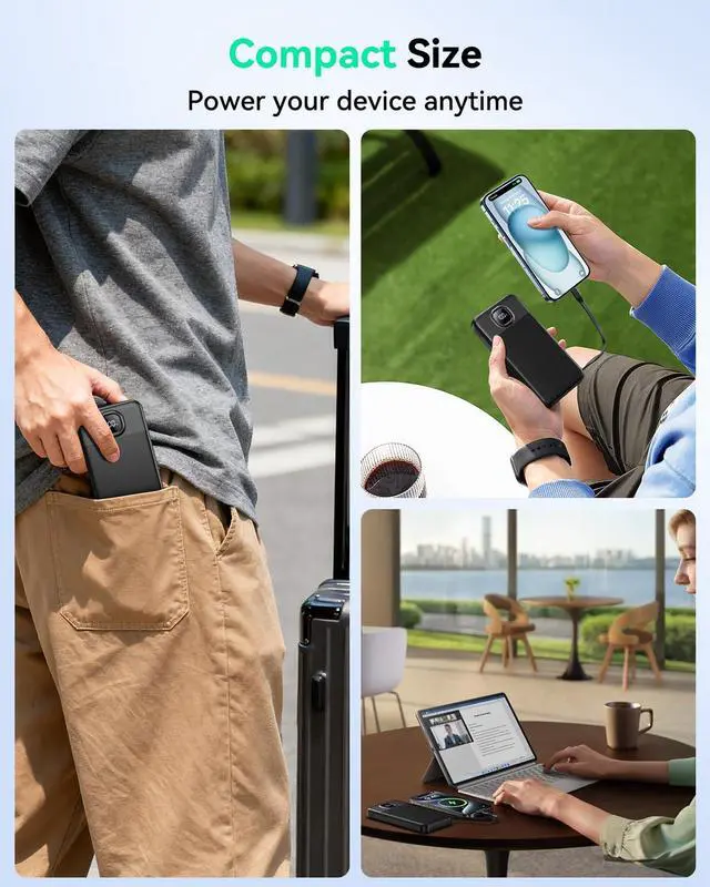 Alt view image 6 of 7 - Power Bank with Built in Cable