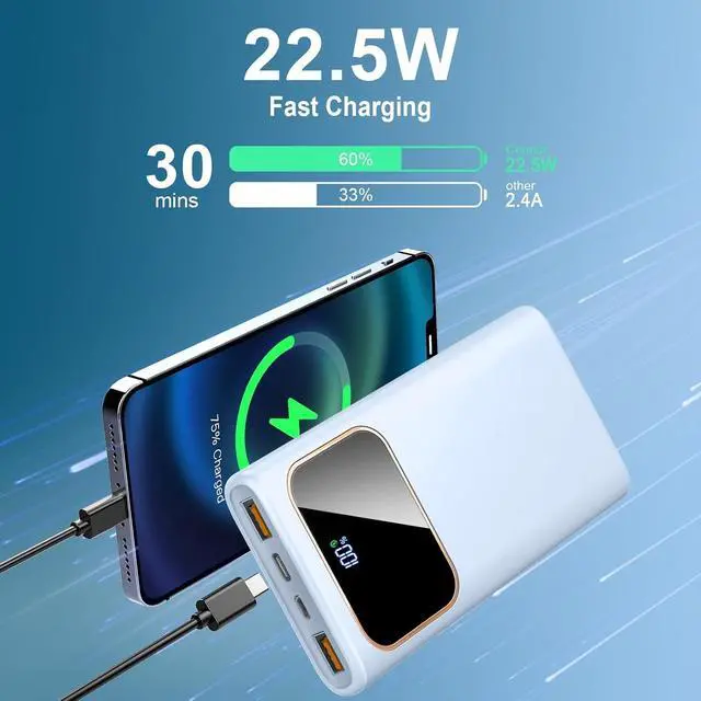 Alt view image 2 of 7 - Power Bank Fast Charging 10000mAh