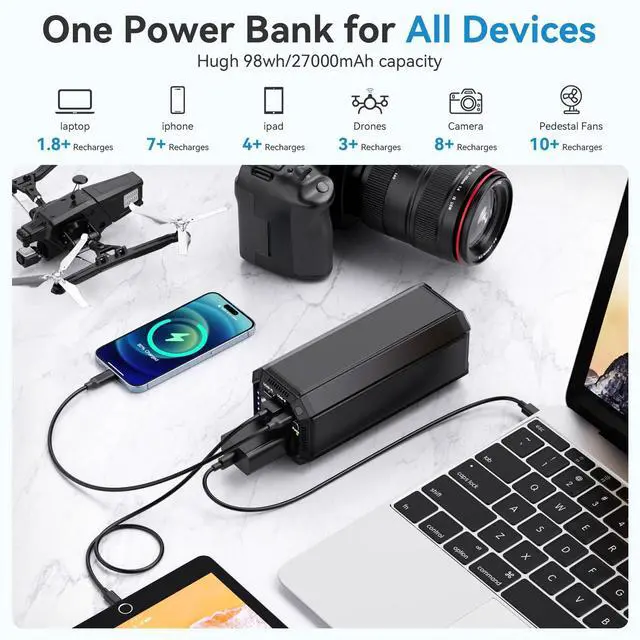 Alt view image 5 of 7 - Portable Laptop Power Bank