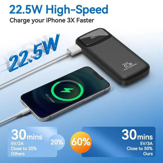 Alt view image 3 of 7 - Power Bank with Built-in Cables