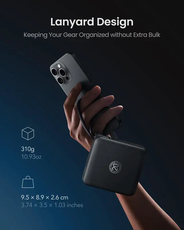 Alt view image 2 of 7 - Power Bank 22.5W 20000mAh Powerbank Fast Charging
